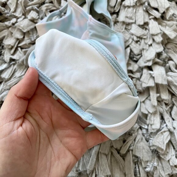 Summersalt x Sara Foster The Girl’s Ruffle One Piece in Cotton Candy Sky - Picture 7 of 7